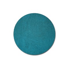 Blue Digital Fabric Magnet 3  (round) by ConteMonfrey