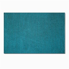 Blue Digital Fabric Postcard 4 x 6  (pkg Of 10) by ConteMonfrey