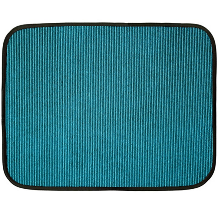 Blue digital Fabric Two Sides Fleece Blanket (Mini)