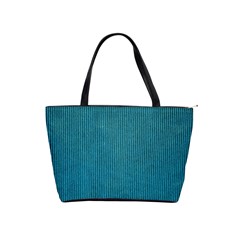 Blue Digital Fabric Classic Shoulder Handbag by ConteMonfrey