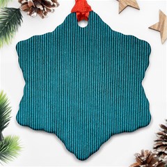 Blue Digital Fabric Ornament (snowflake)