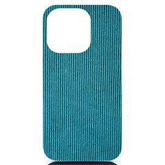 Blue Digital Fabric Iphone 14 Pro Black Uv Print Case by ConteMonfrey