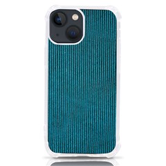 Blue Digital Fabric Iphone 13 Mini Tpu Uv Print Case