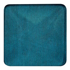 Blue Digital Fabric Square Glass Fridge Magnet (4 Pack) by ConteMonfrey