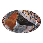 European robin Oval Magnet Front