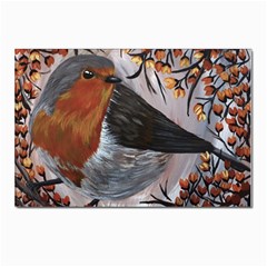 European Robin Postcards 5  X 7  (pkg Of 10) by EireneSan