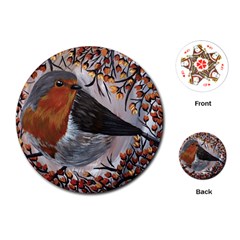 European Robin Playing Cards Single Design (round) by EireneSan