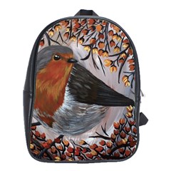 European Robin School Bag (large) by EireneSan