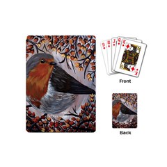 European Robin Playing Cards Single Design (mini) by EireneSan