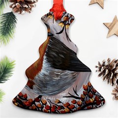 European Robin Christmas Tree Ornament (two Sides) by EireneSan