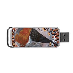 European Robin Portable Usb Flash (one Side) by EireneSan