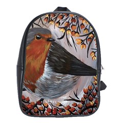 European Robin School Bag (xl) by EireneSan