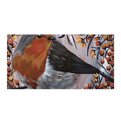 European Robin Satin Wrap 35  X 70  by EireneSan