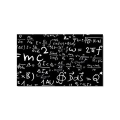 E=mc2 Text Science Albert Einstein Formula Mathematics Physics Sticker (rectangular) by uniart180623