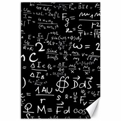 E=mc2 Text Science Albert Einstein Formula Mathematics Physics Canvas 12  X 18  by uniart180623