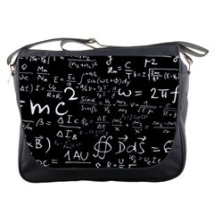 E=mc2 Text Science Albert Einstein Formula Mathematics Physics Messenger Bag by uniart180623