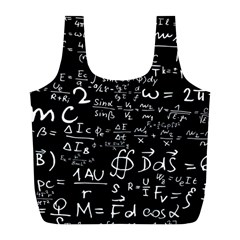 E=mc2 Text Science Albert Einstein Formula Mathematics Physics Full Print Recycle Bag (l) by uniart180623