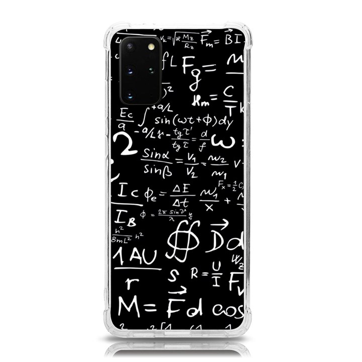 E=mc2 Text Science Albert Einstein Formula Mathematics Physics Samsung Galaxy S20Plus 6.7 Inch TPU UV Case