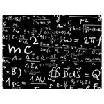 E=mc2 Text Science Albert Einstein Formula Mathematics Physics Two Sides Premium Plush Fleece Blanket (Extra Small) 40 x30  Blanket Front