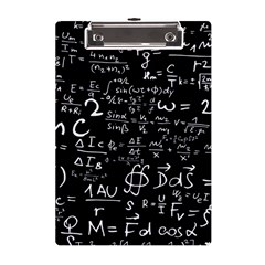 E=mc2 Text Science Albert Einstein Formula Mathematics Physics A5 Acrylic Clipboard by uniart180623