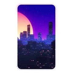 The Sun Night Music The City Background 80s, 80 s Synth Memory Card Reader (rectangular) by uniart180623