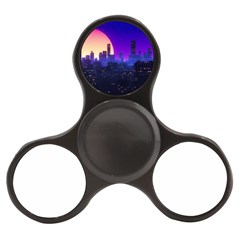 The Sun Night Music The City Background 80s, 80 s Synth Finger Spinner by uniart180623