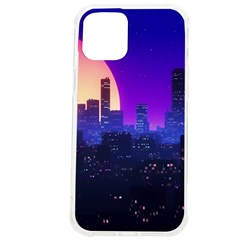 The Sun Night Music The City Background 80s, 80 s Synth Iphone 12 Pro Max Tpu Uv Print Case by uniart180623