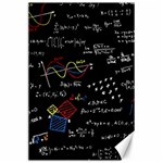 Black Background With Text Overlay Mathematics Formula Board Canvas 24  x 36  23.35 x34.74  Canvas - 1