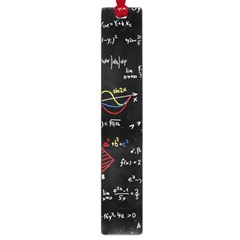 Black Background With Text Overlay Mathematics Formula Board Large Book Marks by uniart180623