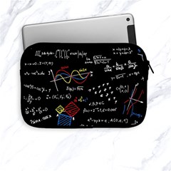 Black Background With Text Overlay Mathematics Formula Board Apple Ipad Mini Zipper Cases by uniart180623