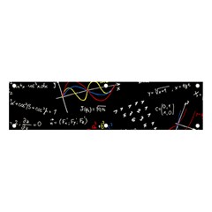 Black Background With Text Overlay Mathematics Formula Board Banner And Sign 4  X 1  by uniart180623