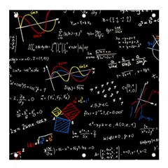 Black Background With Text Overlay Mathematics Formula Board Banner And Sign 4  X 4  by uniart180623