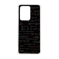 Black Background With Text Overlay Digital Art Mathematics Samsung Galaxy S20 Ultra 6 9 Inch Tpu Uv Case by uniart180623