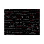 Black Background With Text Overlay Digital Art Mathematics Premium Plush Fleece Blanket (Mini) 35 x27  Blanket Front