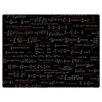 Black Background With Text Overlay Digital Art Mathematics Premium Plush Fleece Blanket (Extra Small) 40 x30  Blanket Front