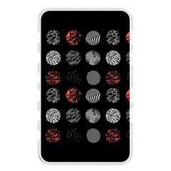 Black And Multicolored Polka Dot Artwork Digital Art Memory Card Reader (rectangular) by uniart180623