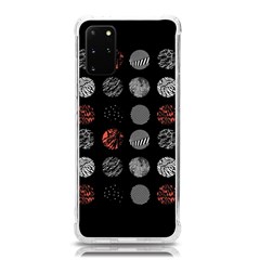 Black And Multicolored Polka Dot Artwork Digital Art Samsung Galaxy S20plus 6 7 Inch Tpu Uv Case by uniart180623