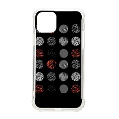 Black And Multicolored Polka Dot Artwork Digital Art Iphone 11 Pro 5 8 Inch Tpu Uv Print Case by uniart180623