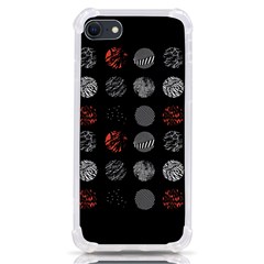 Black And Multicolored Polka Dot Artwork Digital Art Iphone Se