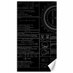 Black Background With Text Overlay Mathematics Trigonometry Canvas 40  X 72  by uniart180623