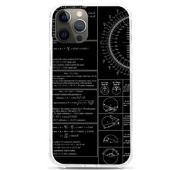 Black Background With Text Overlay Mathematics Trigonometry Iphone 12 Pro Max Tpu Uv Print Case by uniart180623