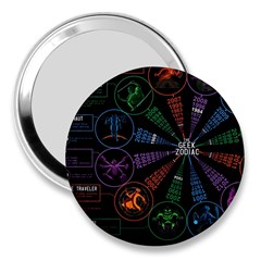 Zodiac Geek 3  Handbag Mirrors