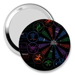 Zodiac Geek 3  Handbag Mirrors Front