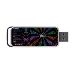 Zodiac Geek Portable Usb Flash (one Side) by uniart180623