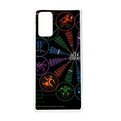 Zodiac Geek Samsung Galaxy Note 20 Tpu Uv Case by uniart180623