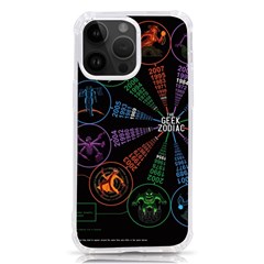 Zodiac Geek Iphone 14 Pro Max Tpu Uv Print Case by uniart180623