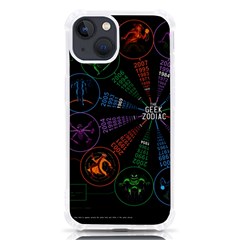 Zodiac Geek Iphone 13 Tpu Uv Print Case by uniart180623