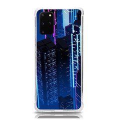 Night Music The City Neon Background Synth Retrowave Samsung Galaxy S20plus 6 7 Inch Tpu Uv Case by uniart180623