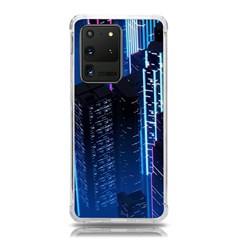 Night Music The City Neon Background Synth Retrowave Samsung Galaxy S20 Ultra 6 9 Inch Tpu Uv Case by uniart180623