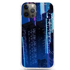 Night Music The City Neon Background Synth Retrowave Iphone 12 Pro Max Tpu Uv Print Case by uniart180623